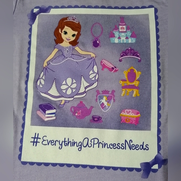 🔥SALE🔥 Disney Sofia the First Girl's T-shirt NWT Sz 12-18M - Picture 2 of 5